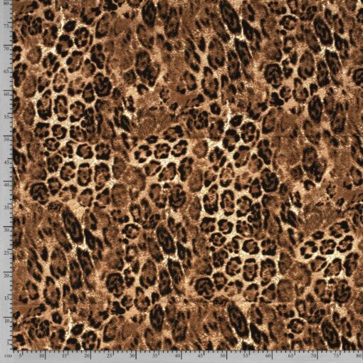 polyester crêpe Cheeta print - Van Mook Stoffen