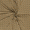 Jersey stof bedrukt abstrakt bruin